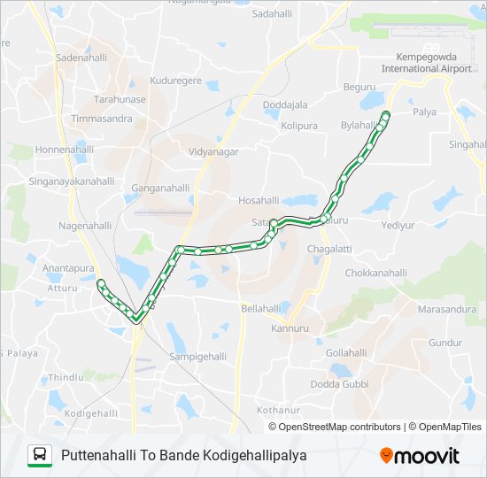 289 PTH-BKHL bus Line Map
