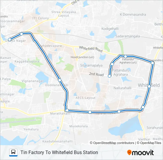 KIA-6 TNF-WTTMC Bus Line Map