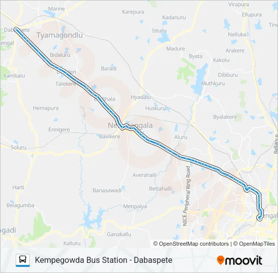 258-DN KBS-DBSP Bus Line Map