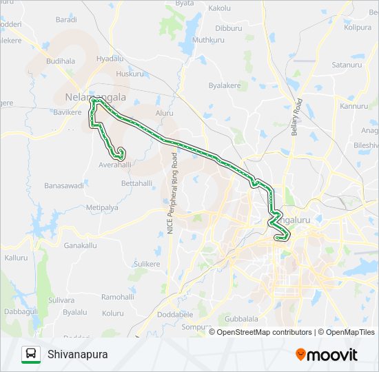 258-F KMT-SVP Bus Line Map