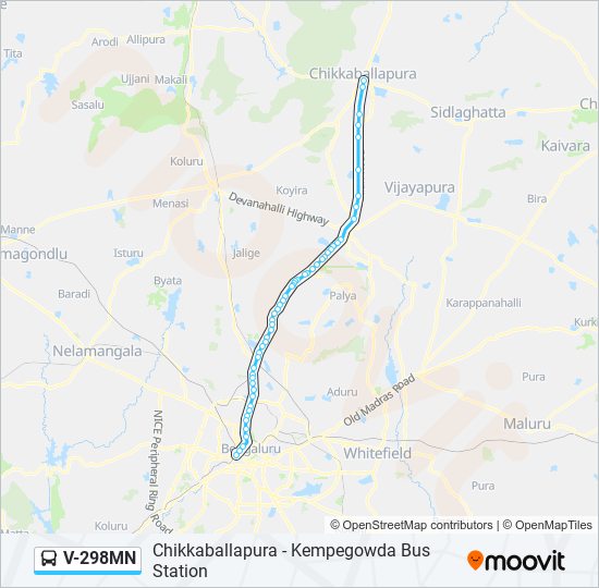 V-298MN bus Line Map