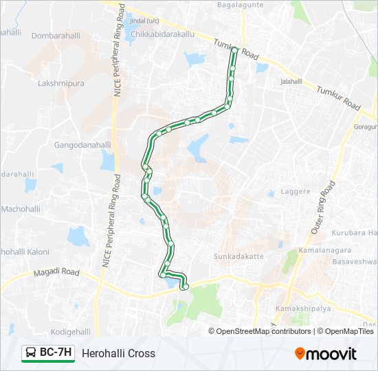 BC-7H bus Line Map