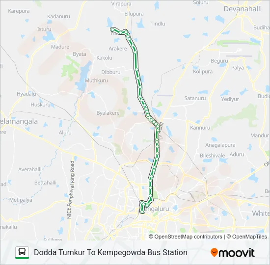 285-C DTMKR-KBS Bus Line Map