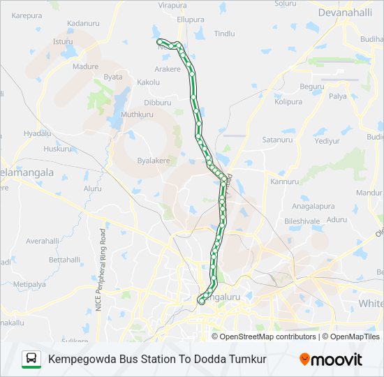 285-C KBS-DTMKR Bus Line Map