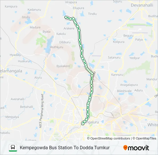 285-C KBS-DTMKR Bus Line Map