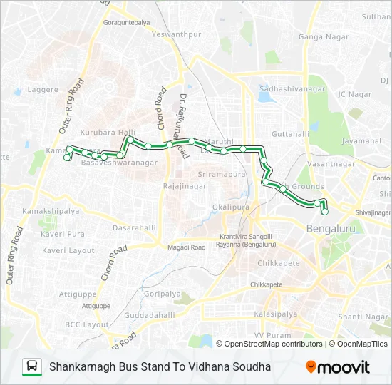 96-G SNBS-VSD Bus Line Map
