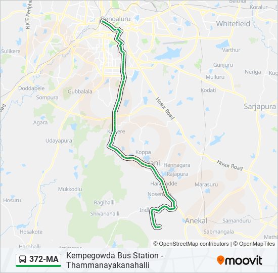 372-MA bus Line Map