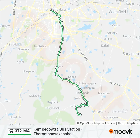 372-MA Bus Line Map