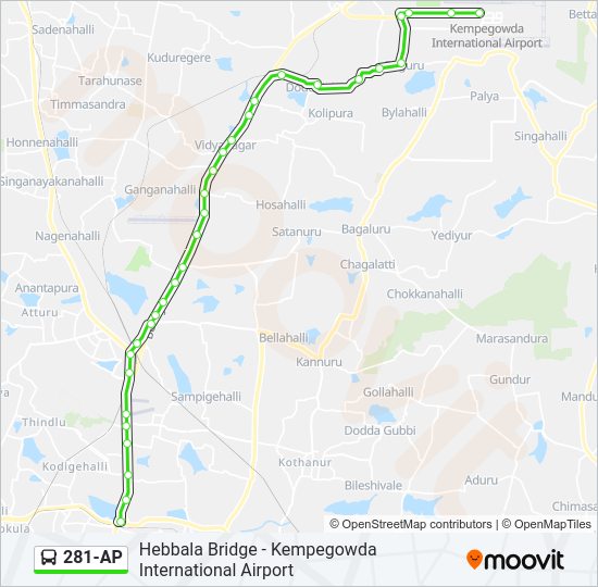 281-AP Bus Line Map