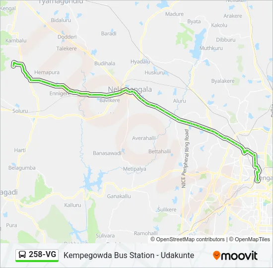 258-VG Bus Line Map