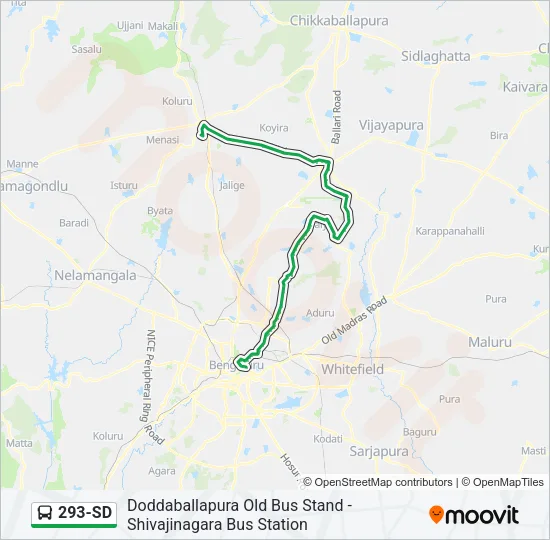 293-SD Bus Line Map