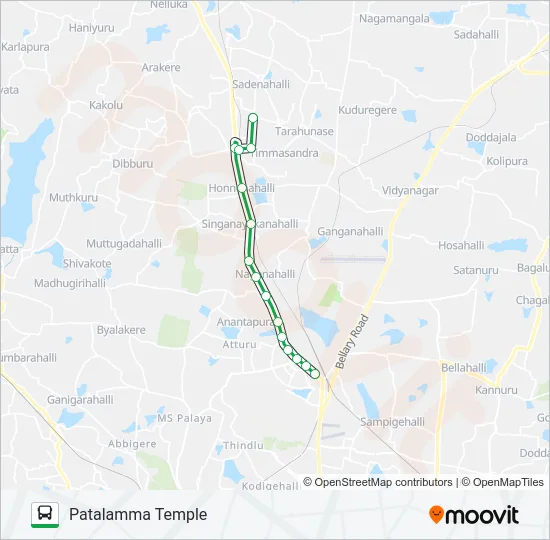 285-K NES-PTML Bus Line Map
