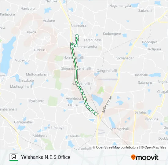 285-K PTML-NES Bus Line Map