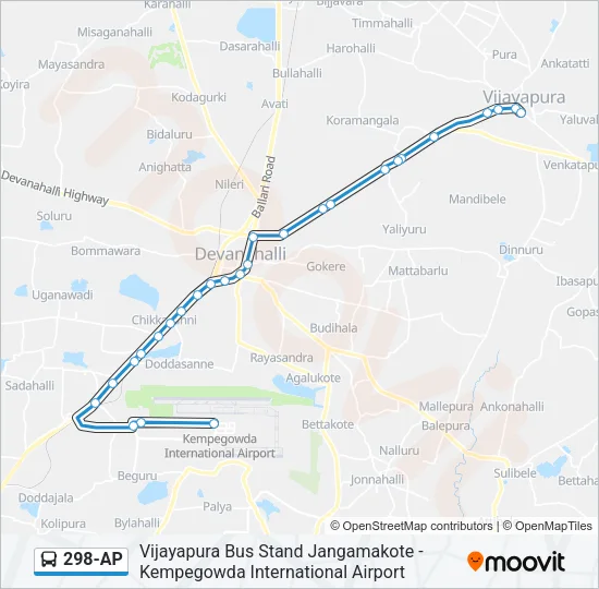 298-AP Bus Line Map