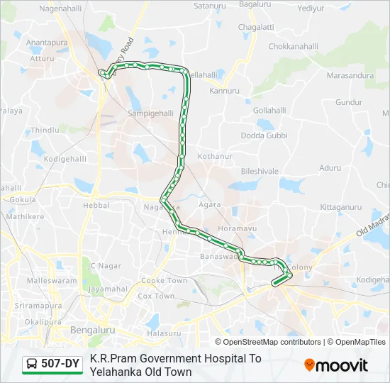 507-DY Bus Line Map