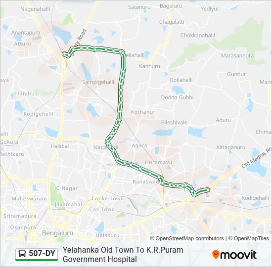 507-DY Bus Line Map
