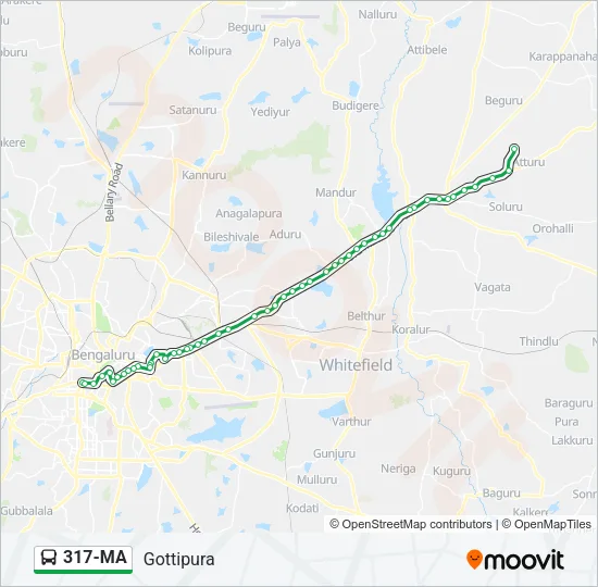 317-MA Bus Line Map