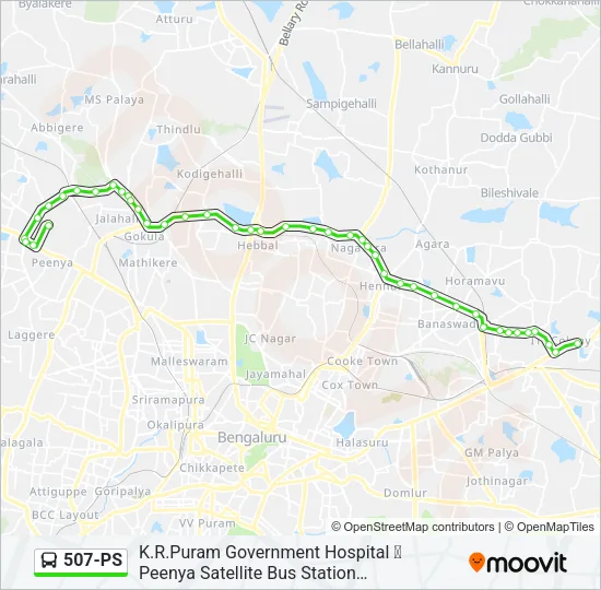 507-PS Bus Line Map