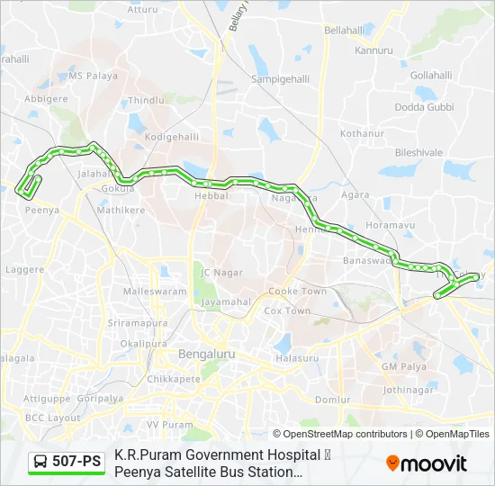 507-PS Bus Line Map