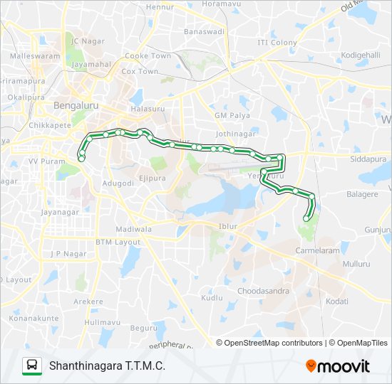 336-BGH-SNBS Bus Line Map