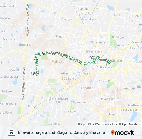 243-J BVN2-CVB Bus Line Map