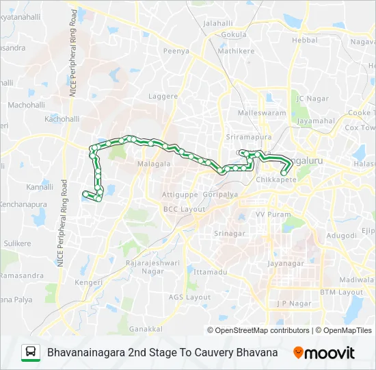 243-J BVN2-CVB Bus Line Map