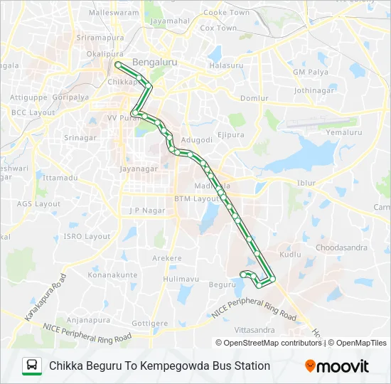347-C CKBR-KBS Bus Line Map