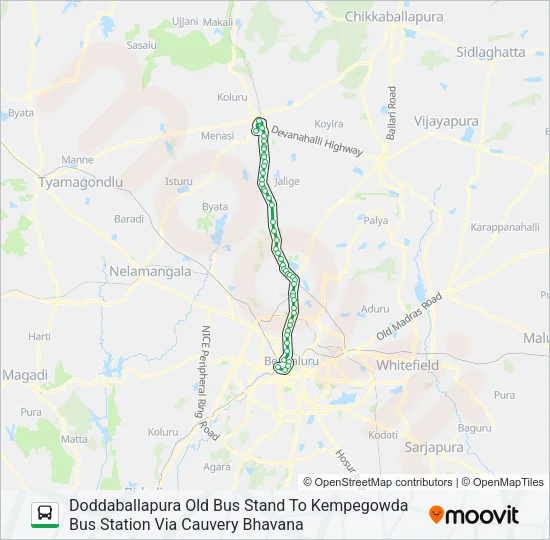 285-MA DBP-CVB-KBS Bus Line Map