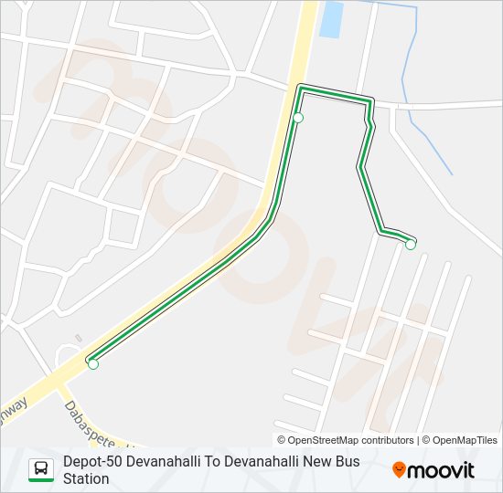 D50-DVHNBS Bus Line Map