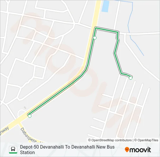 D50-DVHNBS Bus Line Map