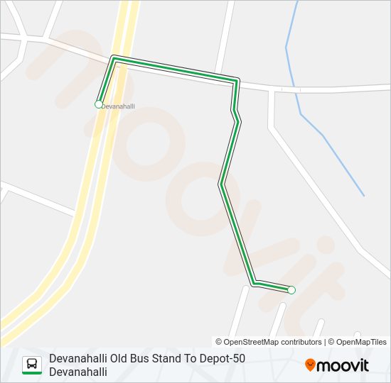 DVHOBS-D50 Bus Line Map