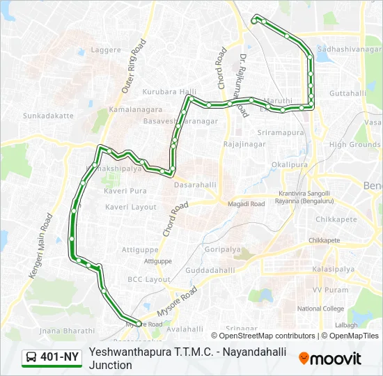 401-NY Bus Line Map