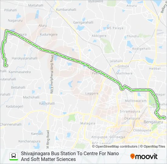258-N SBS-CNS SVN Bus Line Map