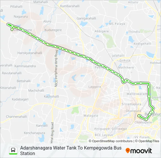 258-N ASDW-VSD-KBS Bus Line Map