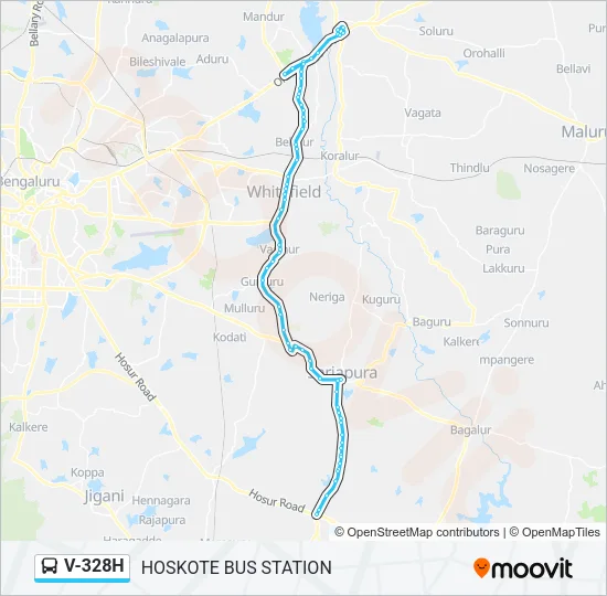 V-328H Bus Line Map