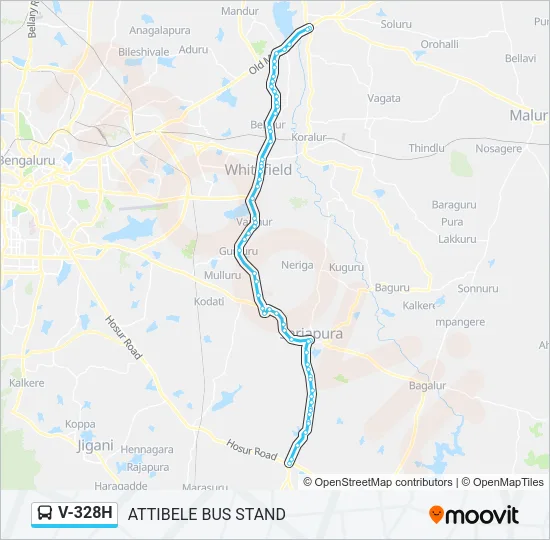 V-328H Bus Line Map