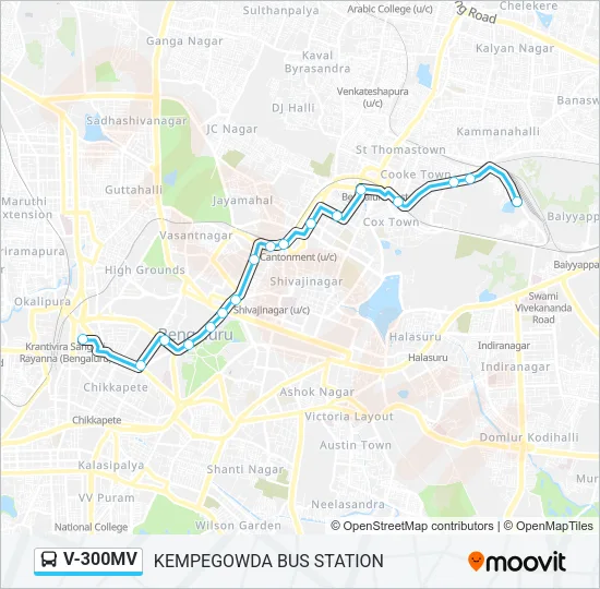 V-300MV  Line Map
