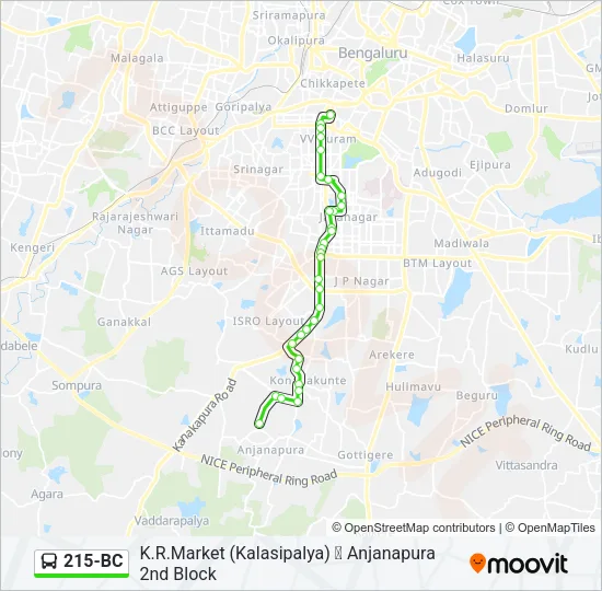 215-BC Bus Line Map