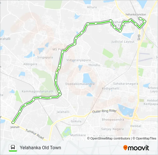 MF-401AA Bus Line Map