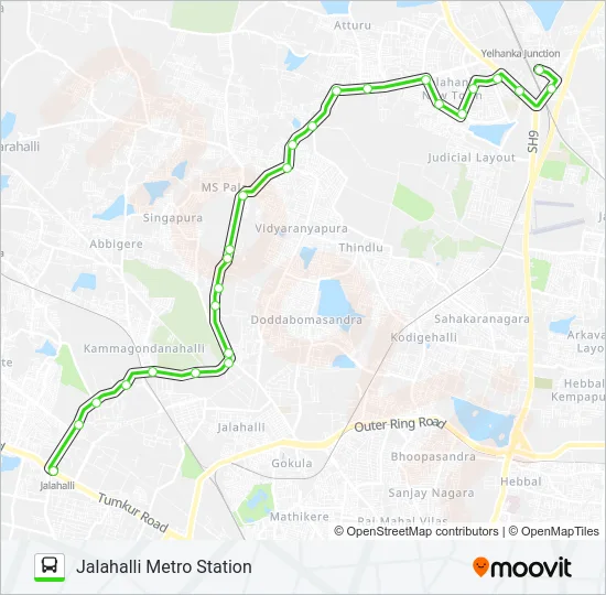 MF-401AA Bus Line Map