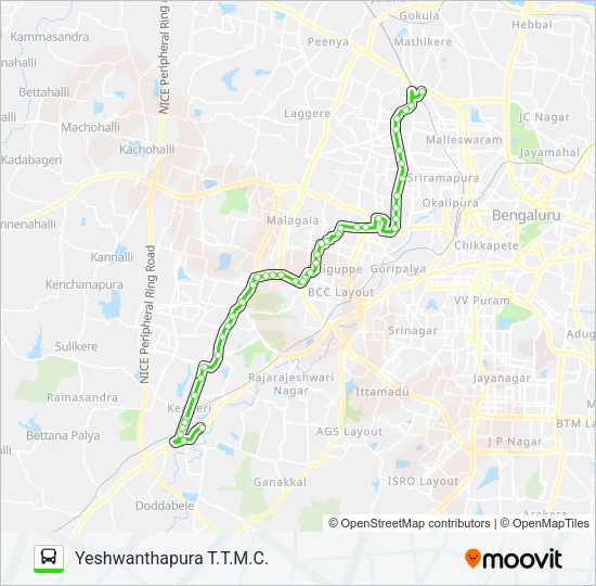 MF-401KB Bus Line Map