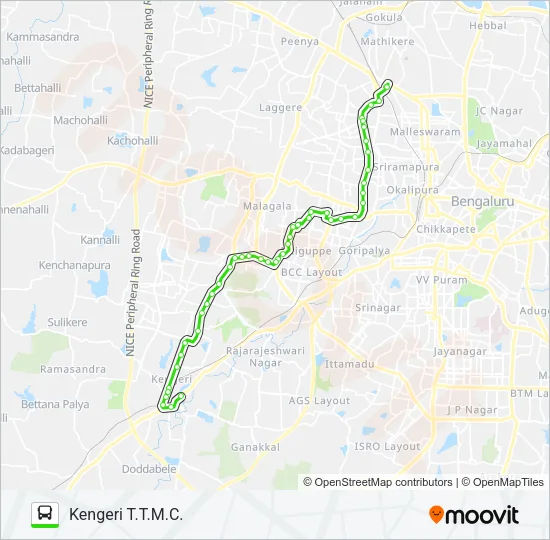 MF-401KB Bus Line Map