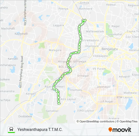 MF-401RE Bus Line Map