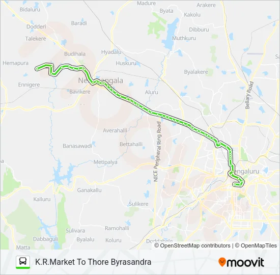258-D KMT-TBS Bus Line Map