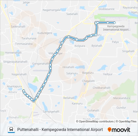 281-AP PTH-KIAS Bus Line Map