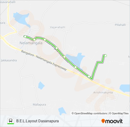 258-CB NMG-BEL LT bus Line Map