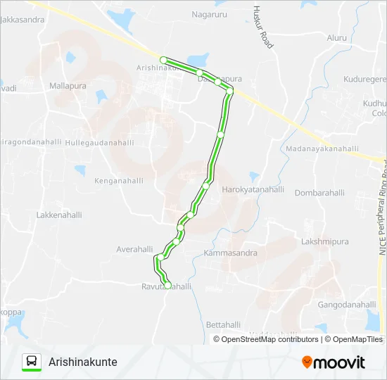 257-C RVT-ASK Bus Line Map