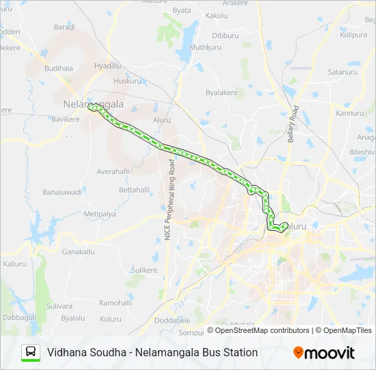 258-C VSD FLY Bus Line Map
