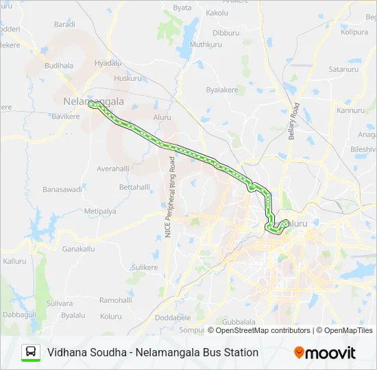 258-C VSD FLY Bus Line Map
