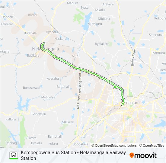 258-C KBS-NMGRS bus Line Map